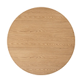 Shorwell Oak 120cm Slatted Round Dining Table