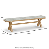 Portland Dining Bench from Roseland Furniture