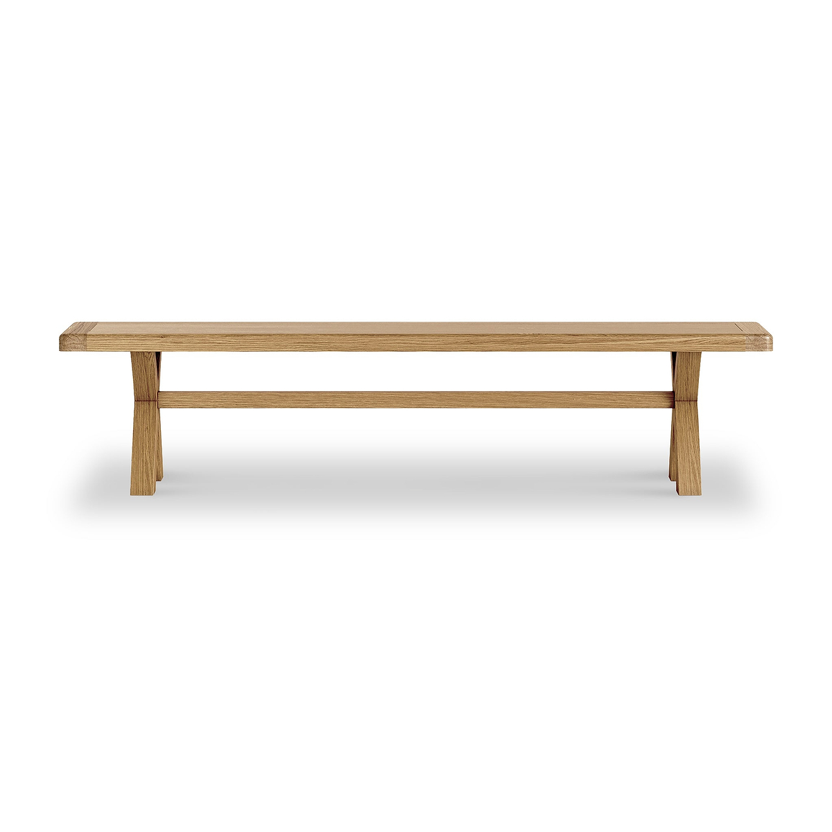 Portland Oak 200cm Dining Bench from Roseland Furniture