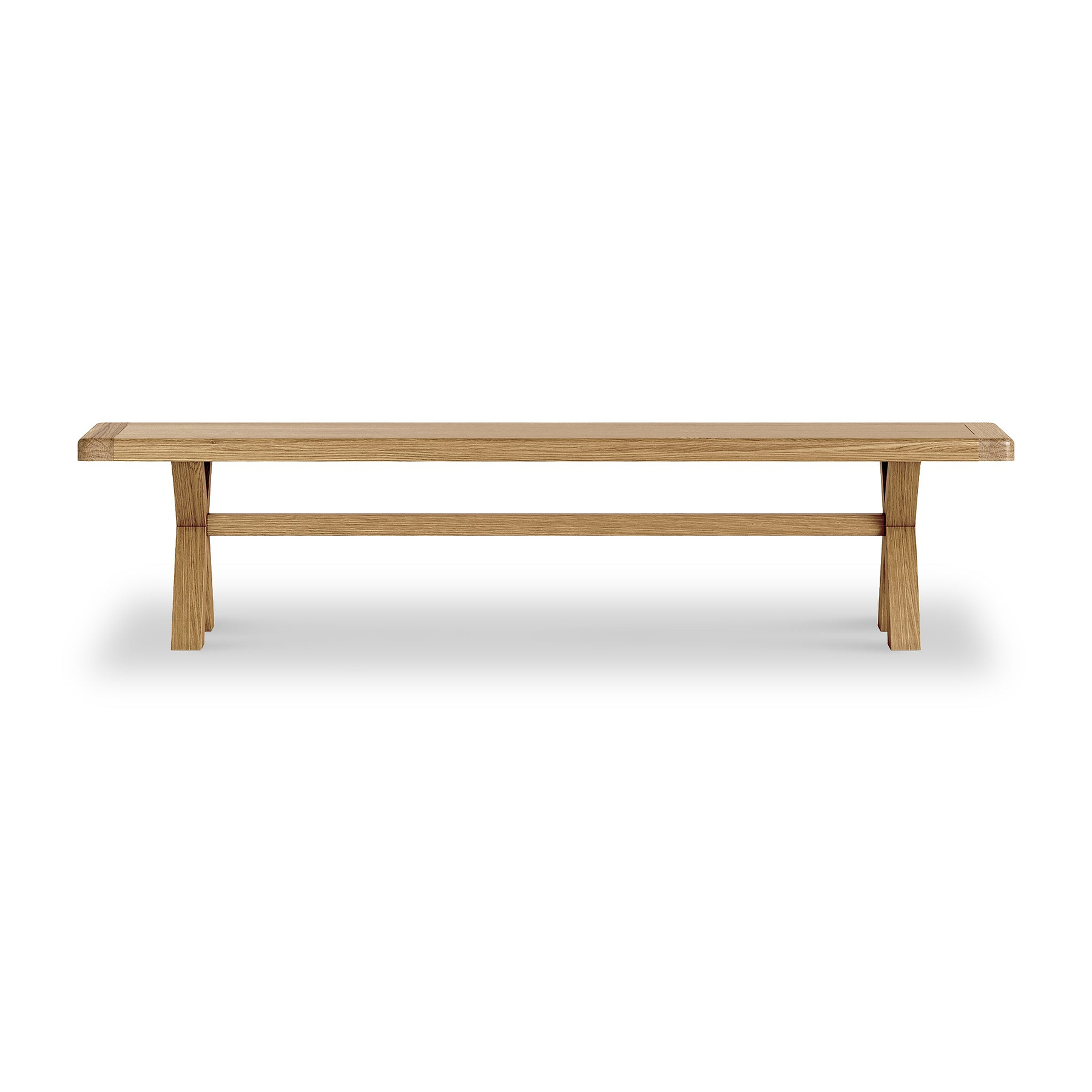 Portland Oak 200cm Dining Bench from Roseland Furniture