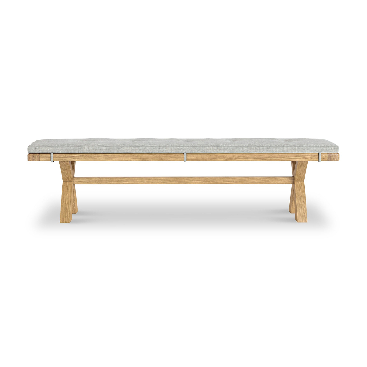 Portland Oak 200cm Dining Bench from Roseland Furniture