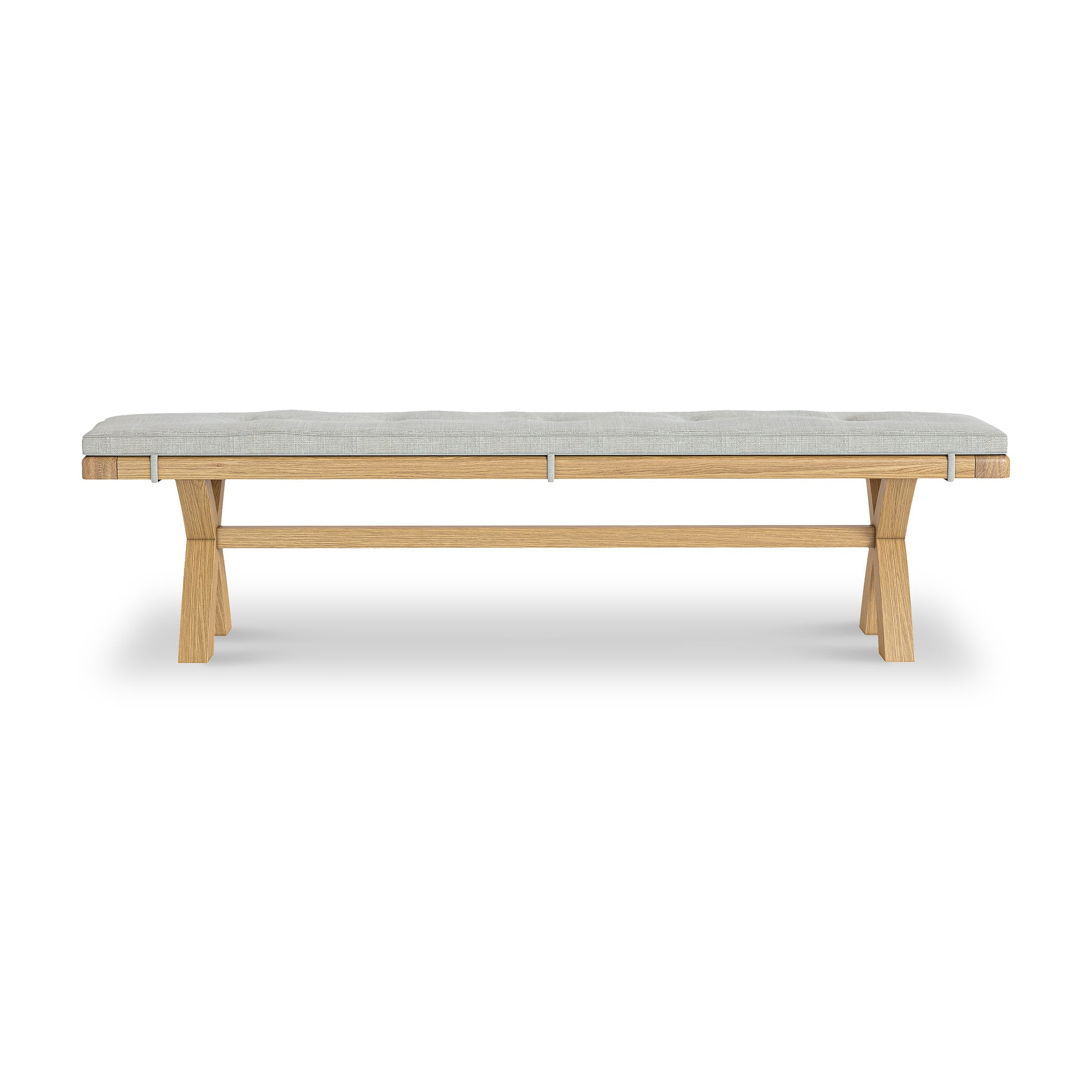 Portland Oak 200cm Dining Bench from Roseland Furniture