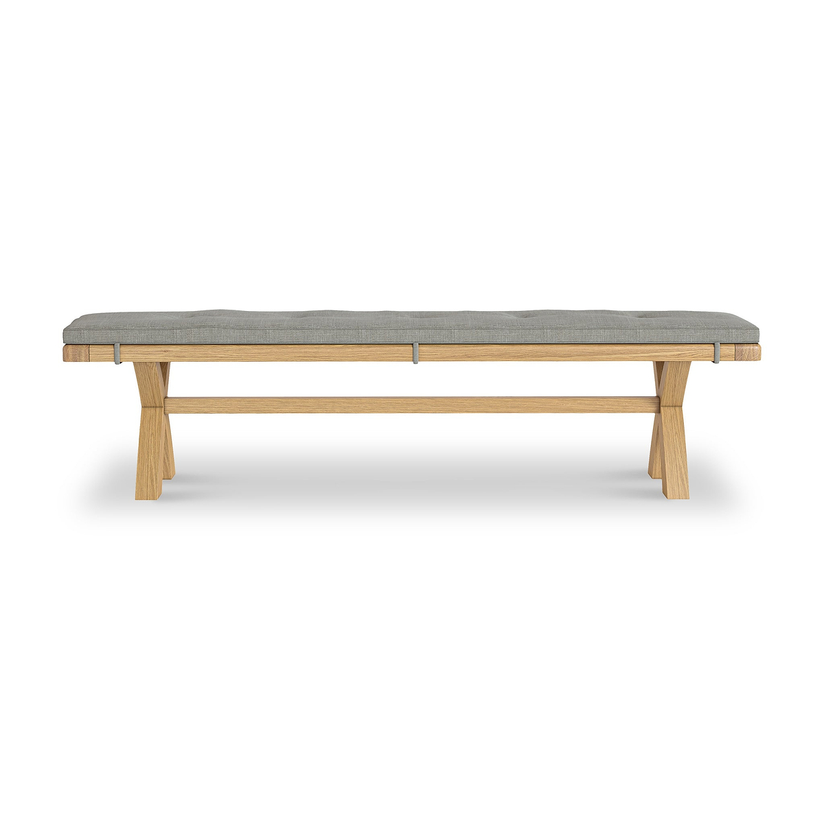 Portland Oak 200cm Dining Bench from Roseland Furniture
