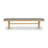Portland Oak 200cm Dining Bench from Roseland Furniture