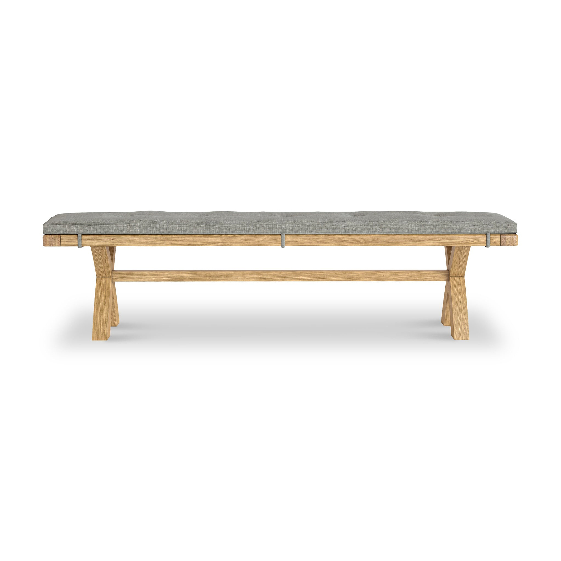 Portland Oak 200cm Dining Bench from Roseland Furniture