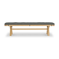 Portland Oak 200cm Dining Bench from Roseland Furniture