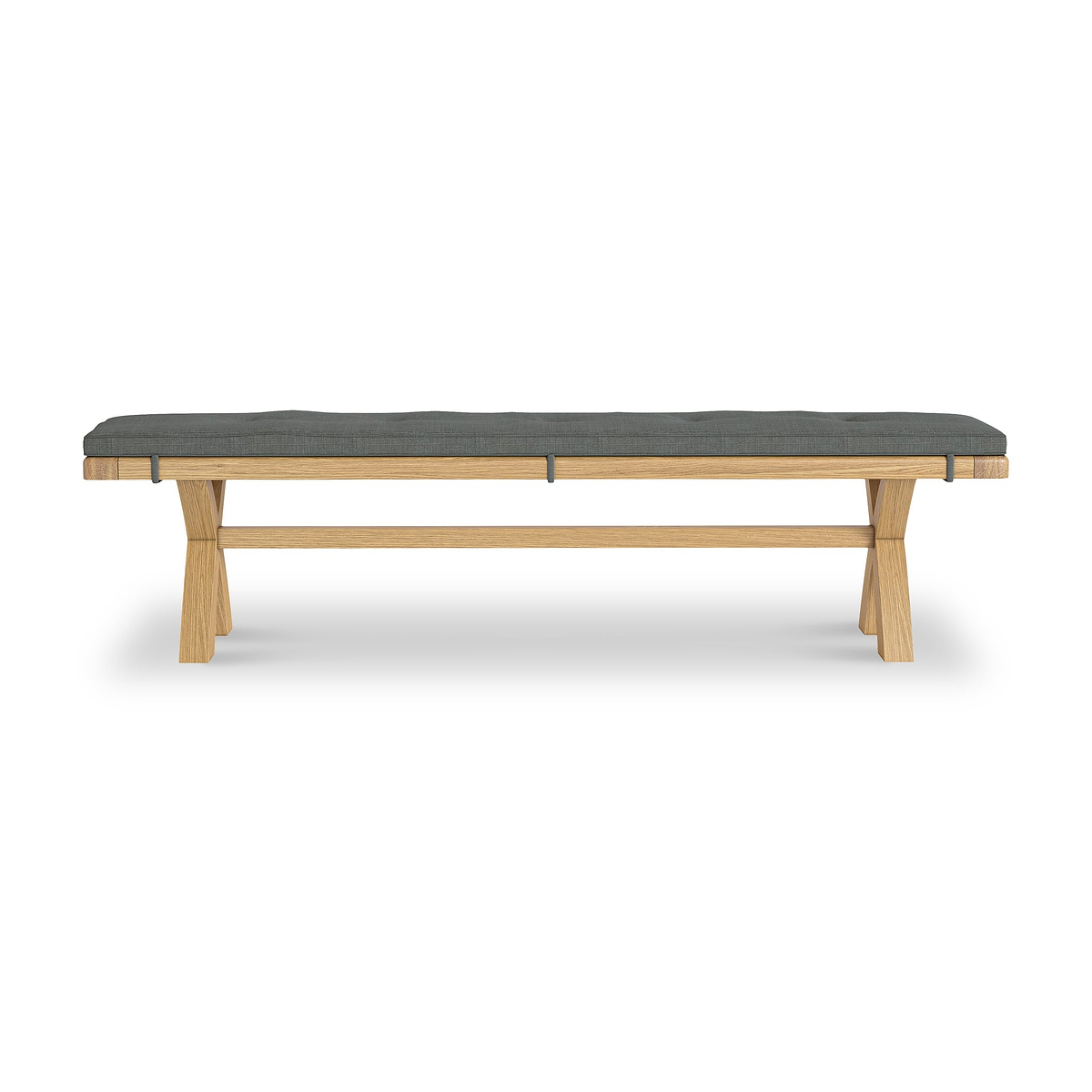 Portland Oak 200cm Dining Bench from Roseland Furniture