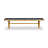 Portland Oak 200cm Dining Bench from Roseland Furniture
