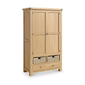 Portland-Oak-5-Drawer-Larder from Roseland Furniture