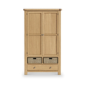 Portland Oak 5 Drawer Larder from Roseland Furniture