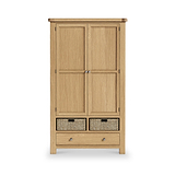 Portland Oak 5 Drawer Larder from Roseland Furniture
