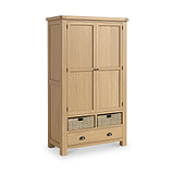 Portland-Oak-5-Drawer-Larder from Roseland Furniture