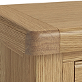 Portland Oak corner close up