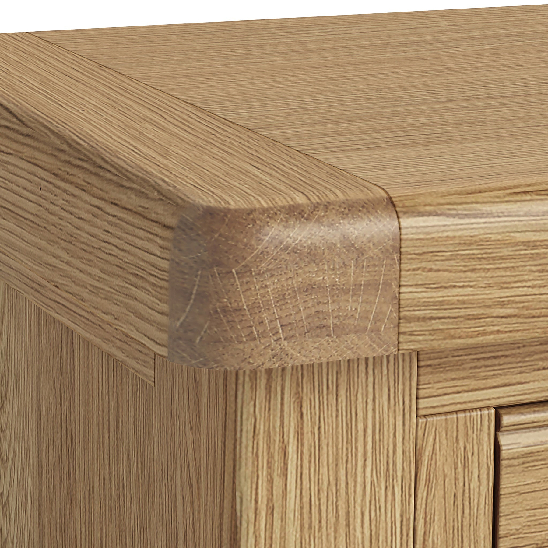 Portland Oak corner close up