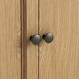 Portland Oak bronze round handles
