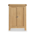 Portland Oak 4 Shelf Shoe Storage from Roseland Furniture