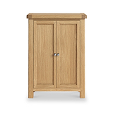 Portland Oak 4 Shelf Shoe Storage from Roseland Furniture