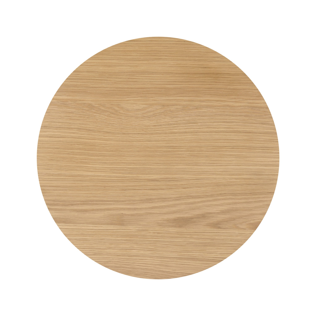 Shorwell Oak Slatted Round 1 Drawer Side Table