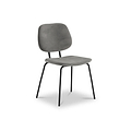 Keswick Velvet Grey Dining Chair from Roseland Furniture