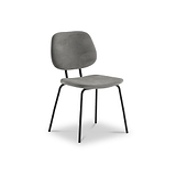Keswick Velvet Grey Dining Chair from Roseland Furniture