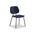Keswick Navy Blue Velvet Dining Chair from Roseland Furniture