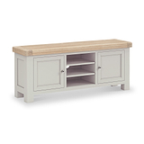 Penzance Stone Grey 140cm TV Unit from Roseland Furniture