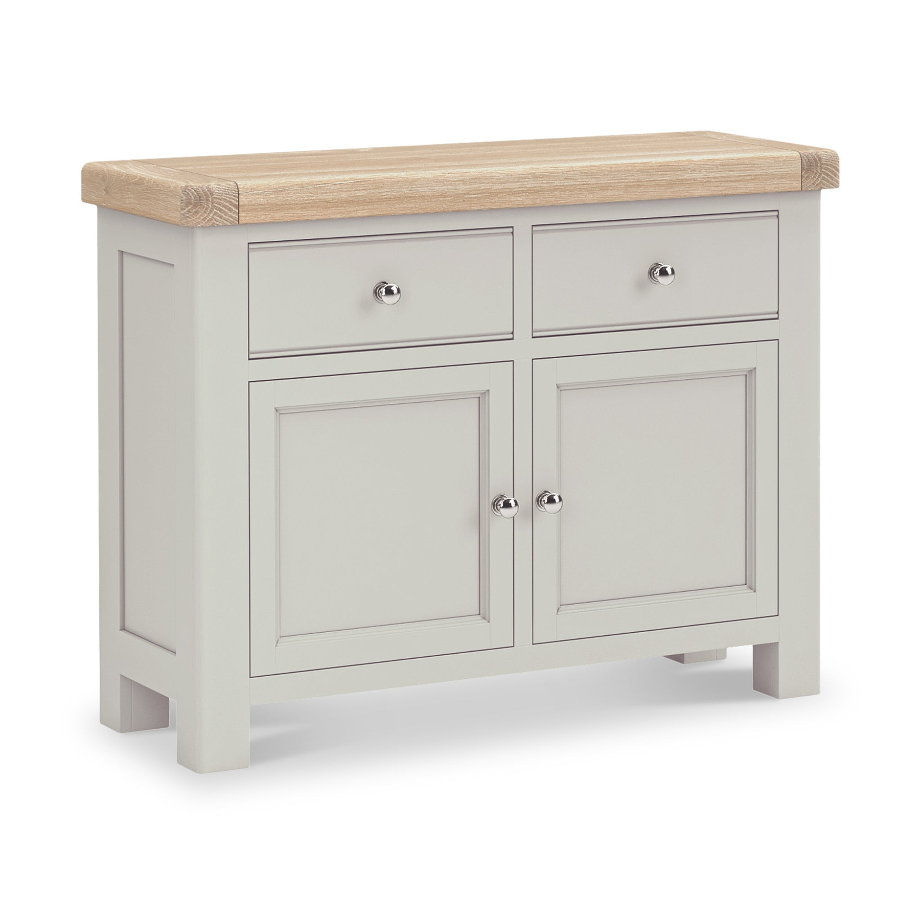 Penzance Stone Grey Small Sideboard from Roseland Furniture