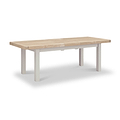 Penzance Stone Grey Large Extending Dining Table from Roseland Furniture