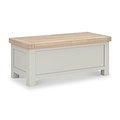 Penzance Stone Grey Blanket Box from Roseland Furniture