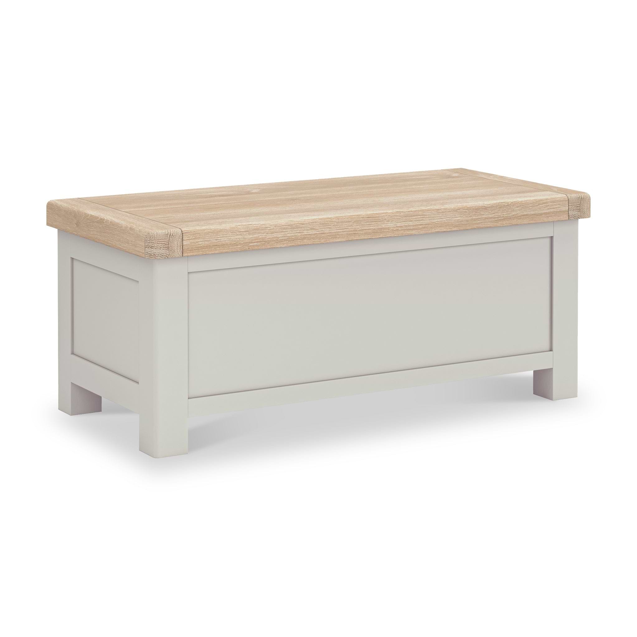 Penzance Stone Grey Blanket Box from Roseland Furniture