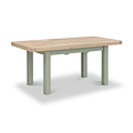 Penzance Sage Green Small Extending Dining Table from Roseland Furniture