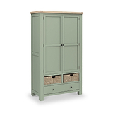 Penzance Sage Green Kitchen Larder from Roseland Furniture