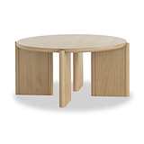 Whitstone Oak Round Coffee Table from Roseland Furniture