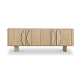 Whitstone Oak 145cm TV Unit from Roseland Furniture