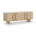 Whitstone Oak 145cm TV Unit from Roseland Furniture