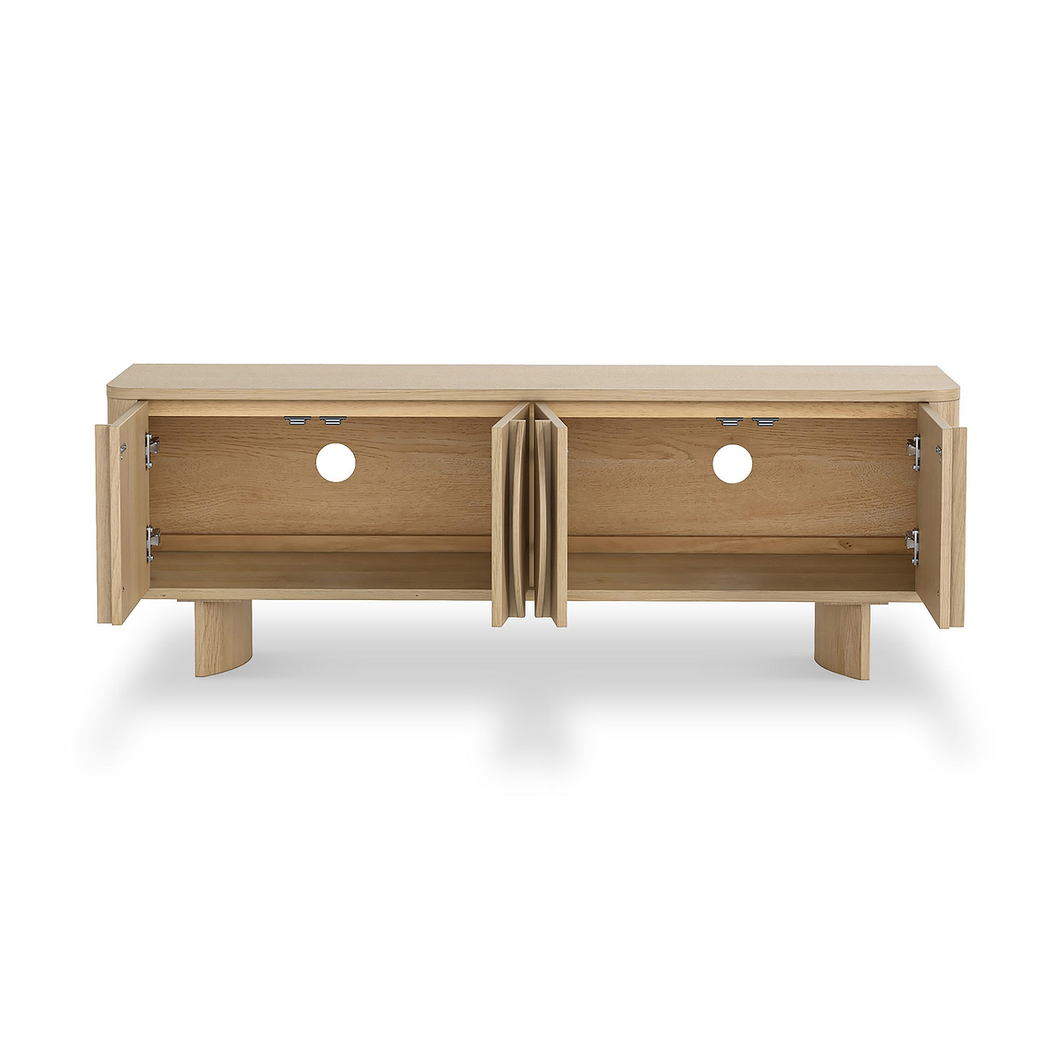 Whitstone Oak 145cm TV Unit from Roseland Furniture