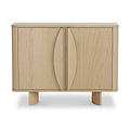 Whitstone Oak Small 2 Door Sideboard from Roseland Furniture