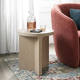 Mylor Washed Oak Side Table from Roseland Furniture
