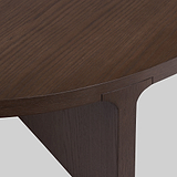 Mylor Oak Large Round Coffee Table from Roseland Furniture