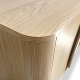 Whitstone Oak 180cm TV Unit from Roseland Furniture