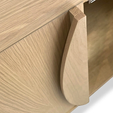 Whitstone Oak 180cm TV Unit from Roseland Furniture