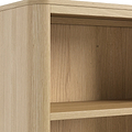 Whitstone Oak Large Bookcase Cabinet from Roseland Furniture