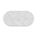 Amelie Fluted Marble Top Dining Table from Roseland Furniture