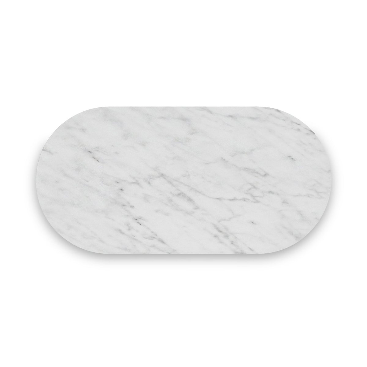Amelie Fluted Marble Top Dining Table from Roseland Furniture