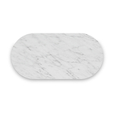 Amelie Fluted Marble Top Dining Table from Roseland Furniture