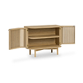 Finch Oak Slatted Small Sideboard from Roseland Furniture