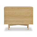 Finch Oak Slatted Small Sideboard from Roseland Furniture