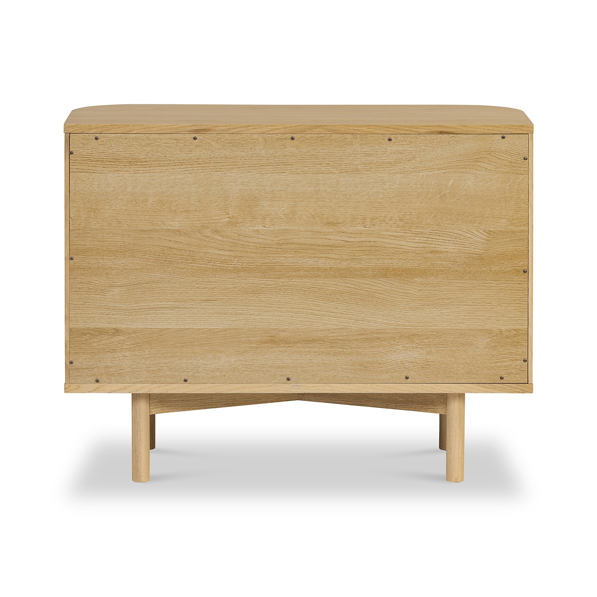 Finch Oak Slatted Small Sideboard from Roseland Furniture