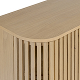 Finch Oak Slatted Small Sideboard from Roseland Furniture