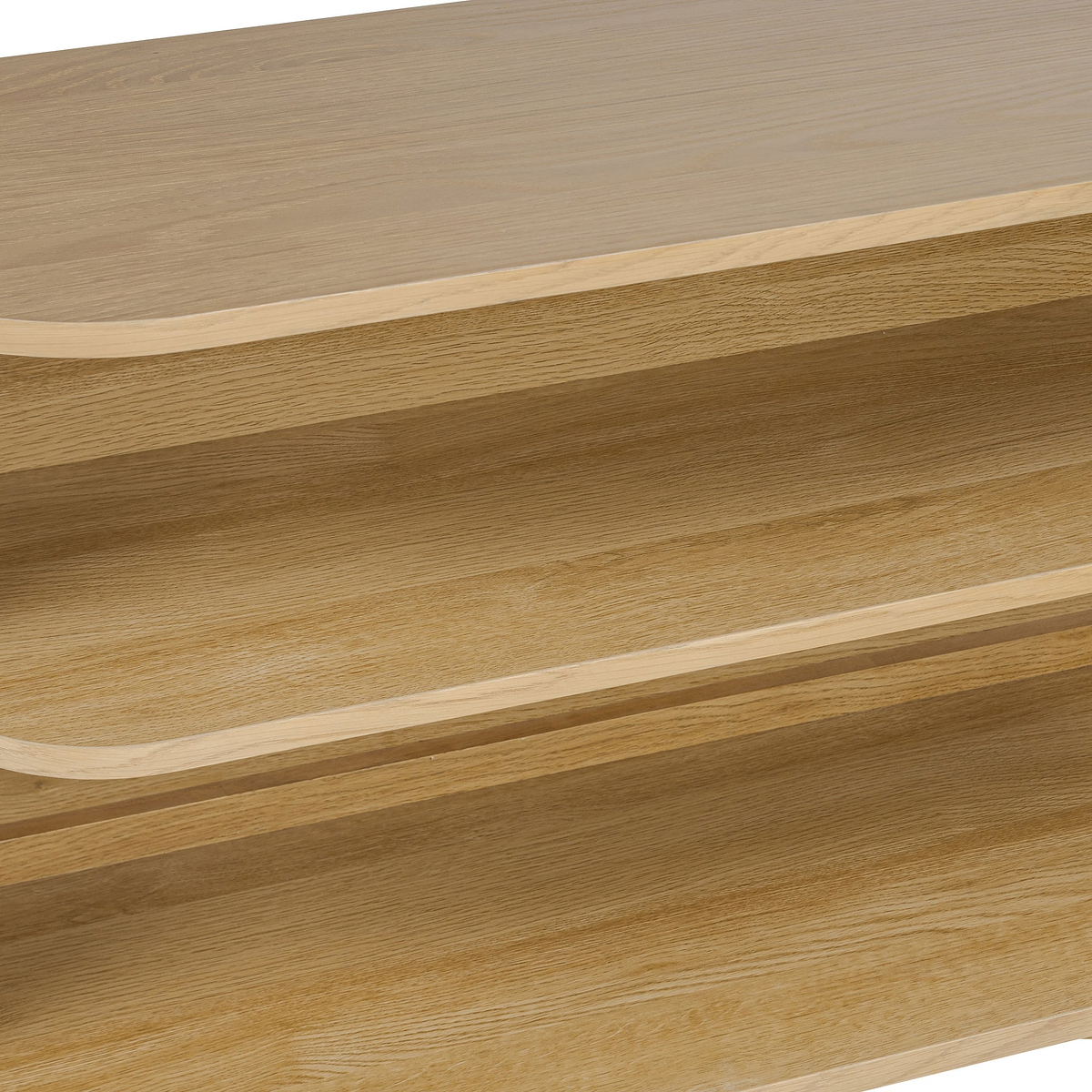 Finch Oak Slatted Small Sideboard from Roseland Furniture